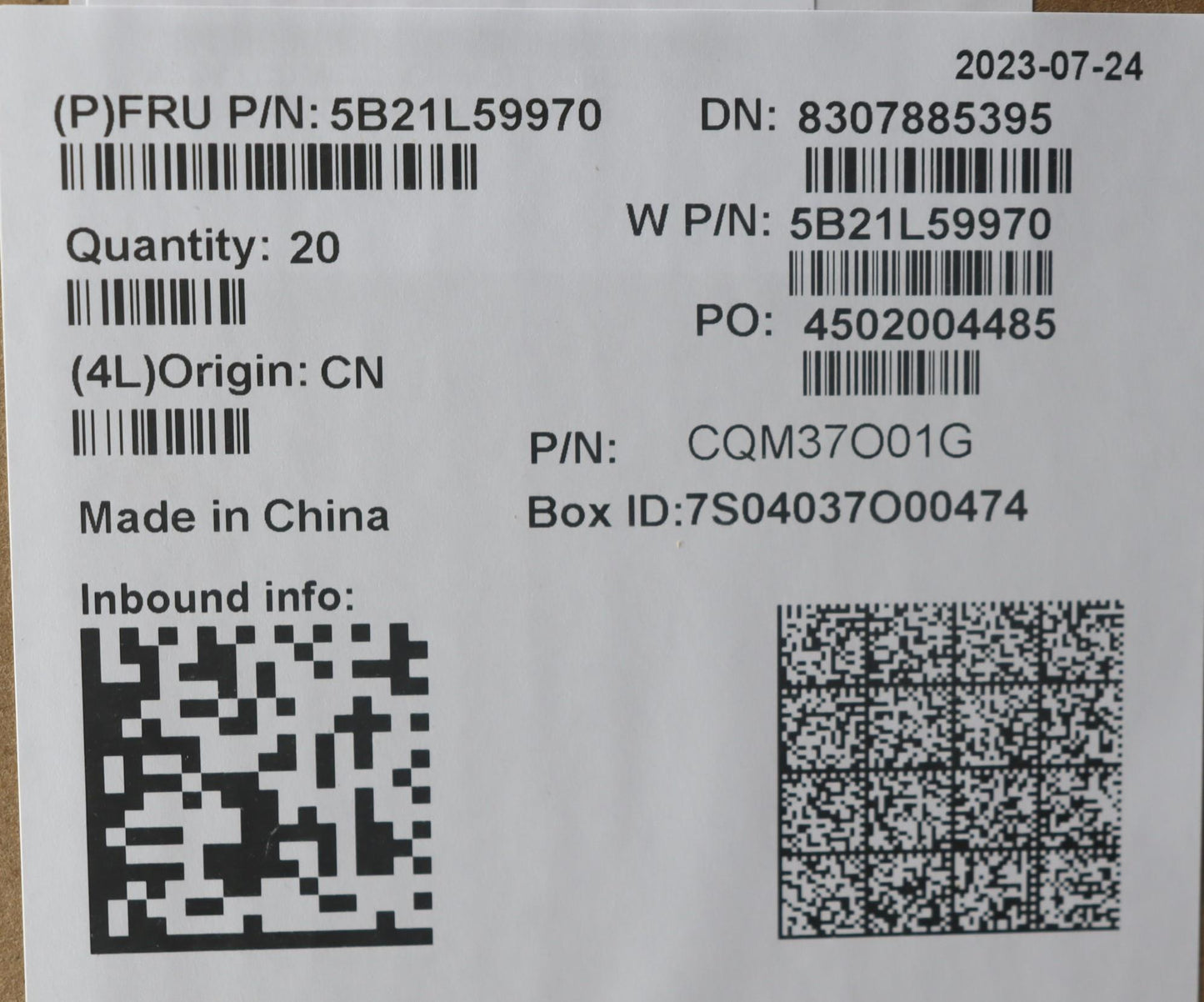 Lenovo Bdplanar I5-1345U16G211Ydl3Nok - 5B21L59970