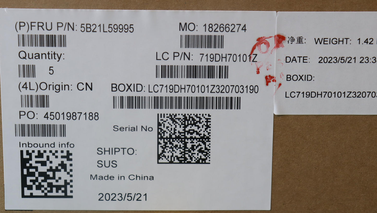 Lenovo Bdplanar Fb I5-1245U Ig+8G Nok - 5B21L59995