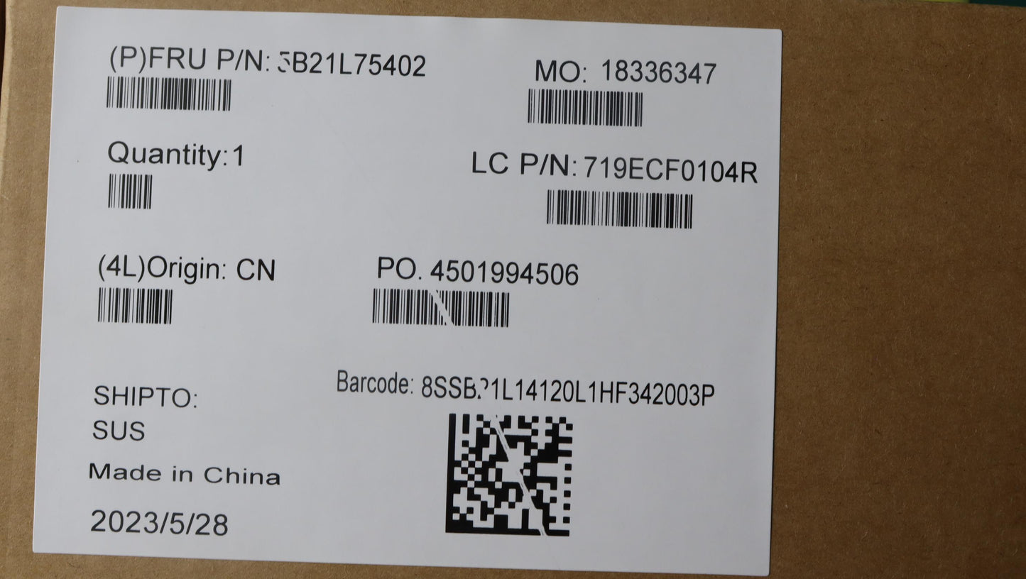Lenovo Bdplanar I5-1335U 16G Win Na Y - 5B21L75402