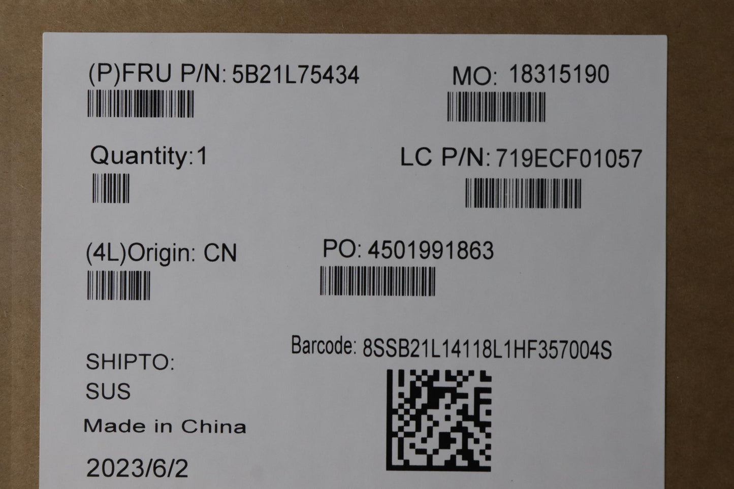 Lenovo Bdplanar I7-1360P 16G Win Na Y - 5B21L75434