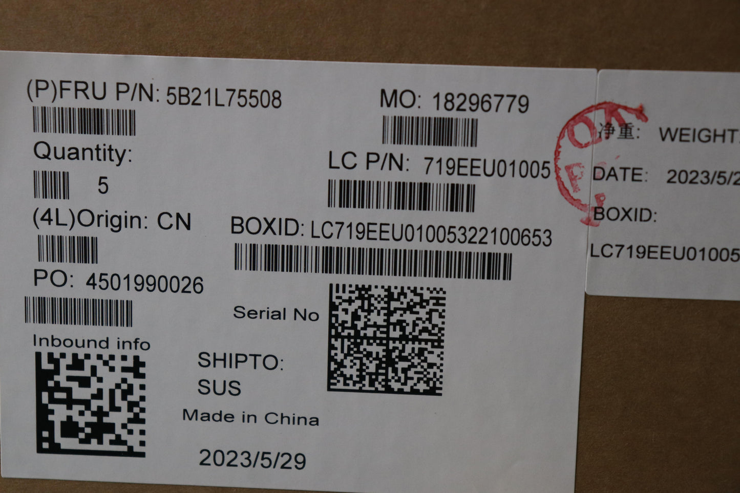 Lenovo Bdplanar I7-1355U Nok Na Yab Y - 5B21L75508