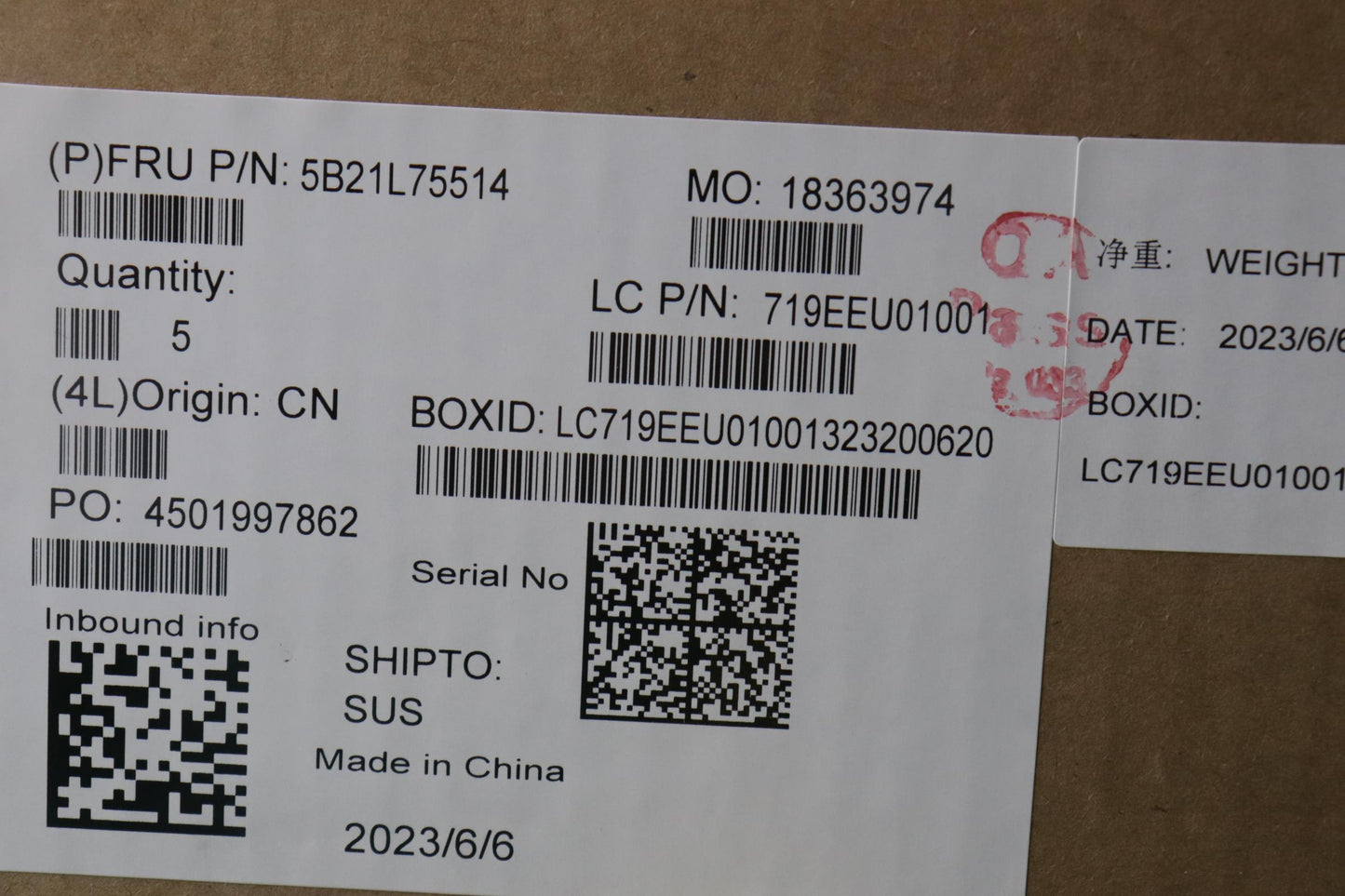 Lenovo Bdplanar I5-1335U Win Na Yab Y - 5B21L75514