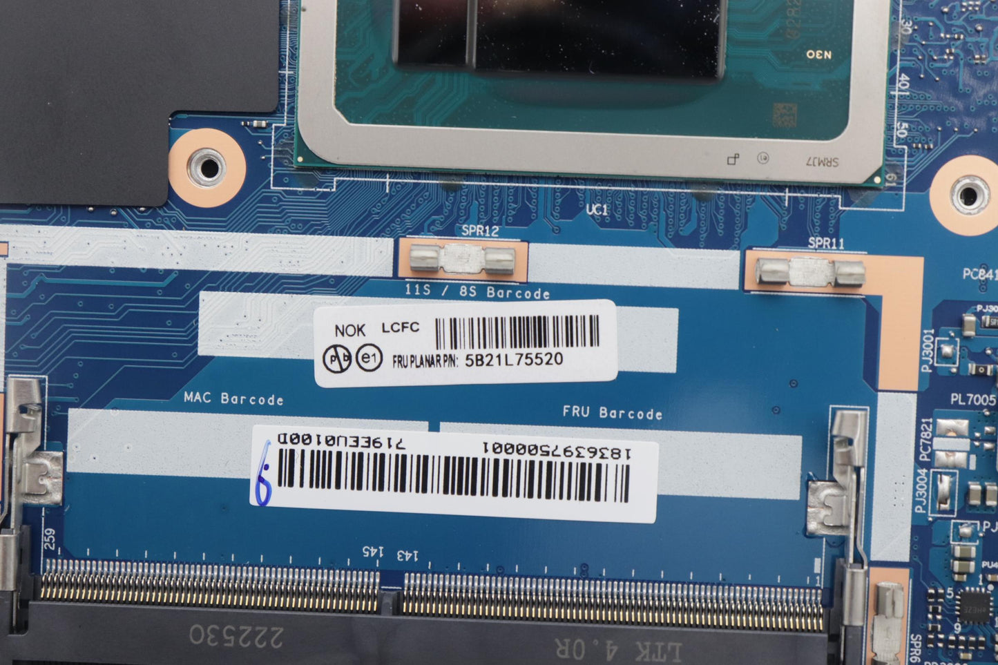 Lenovo Bdplanar I5-1340P Nok Na Yab Y - 5B21L75520