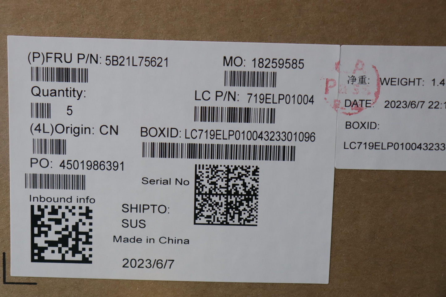 Lenovo Bdplanar Mb R7 7730U 8G - 5B21L75621