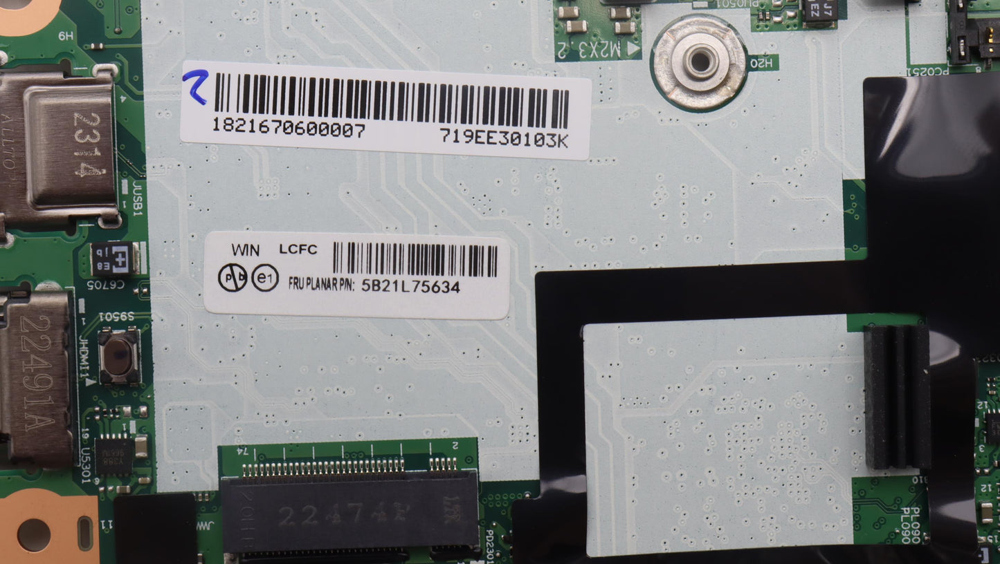Lenovo Bdplanar I7-1355U 32G Np Win N - 5B21L75634