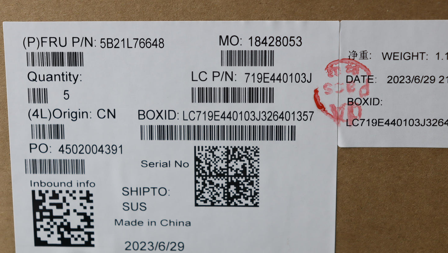Lenovo Panther 3 Intel - 5B21L76648