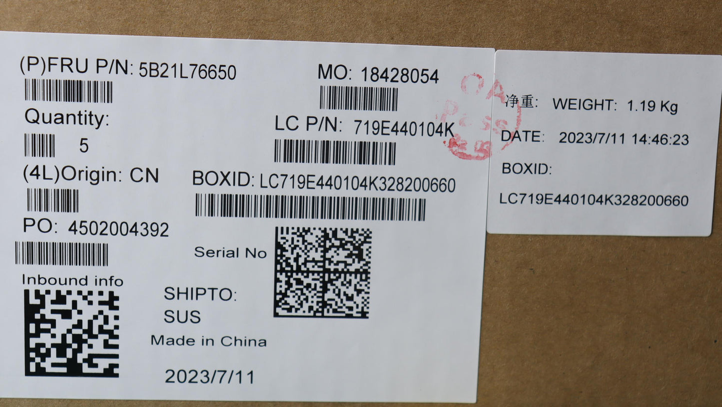 Lenovo Panther 3 Intel - 5B21L76650