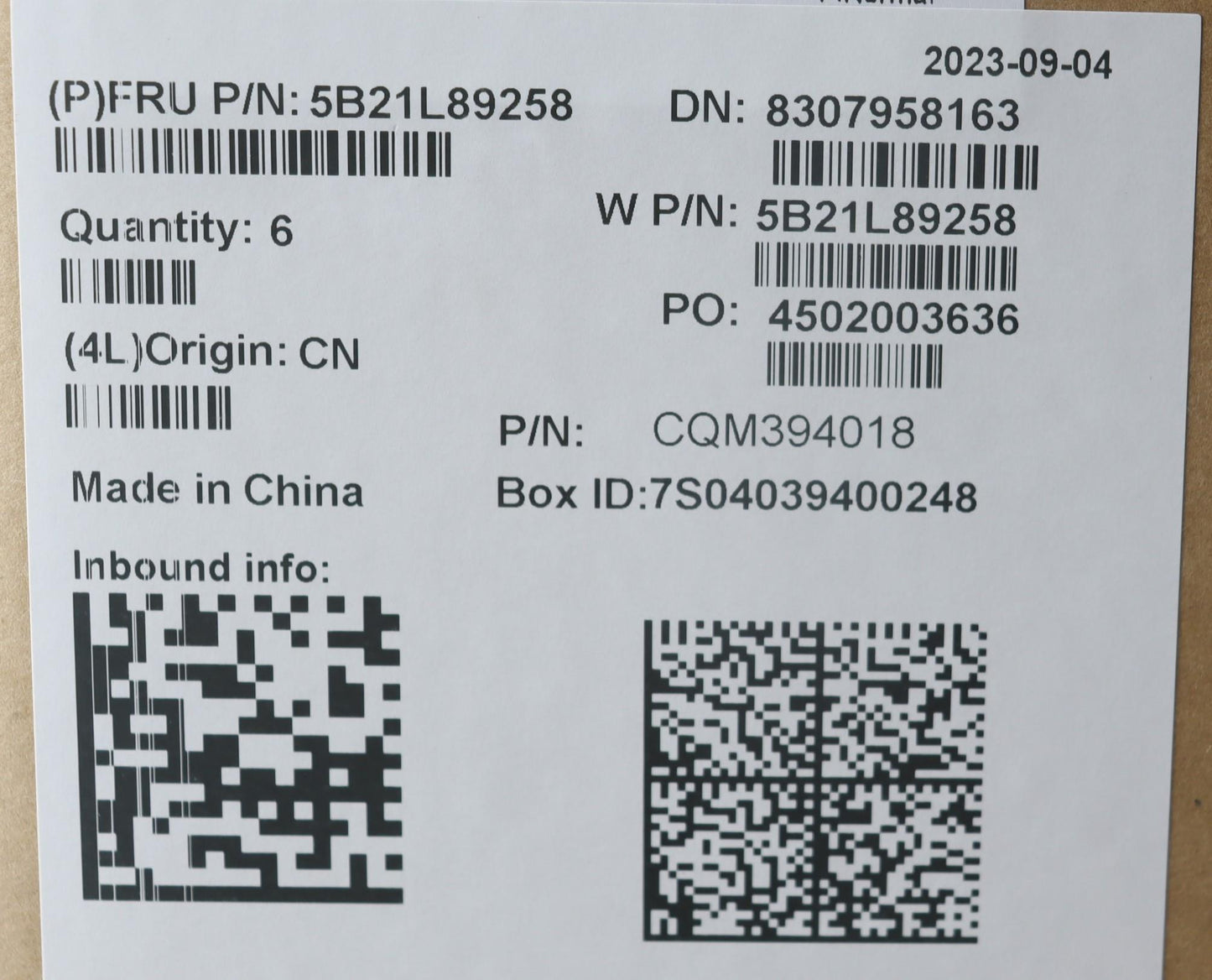 Lenovo Cheetah-3 - 5B21L89258