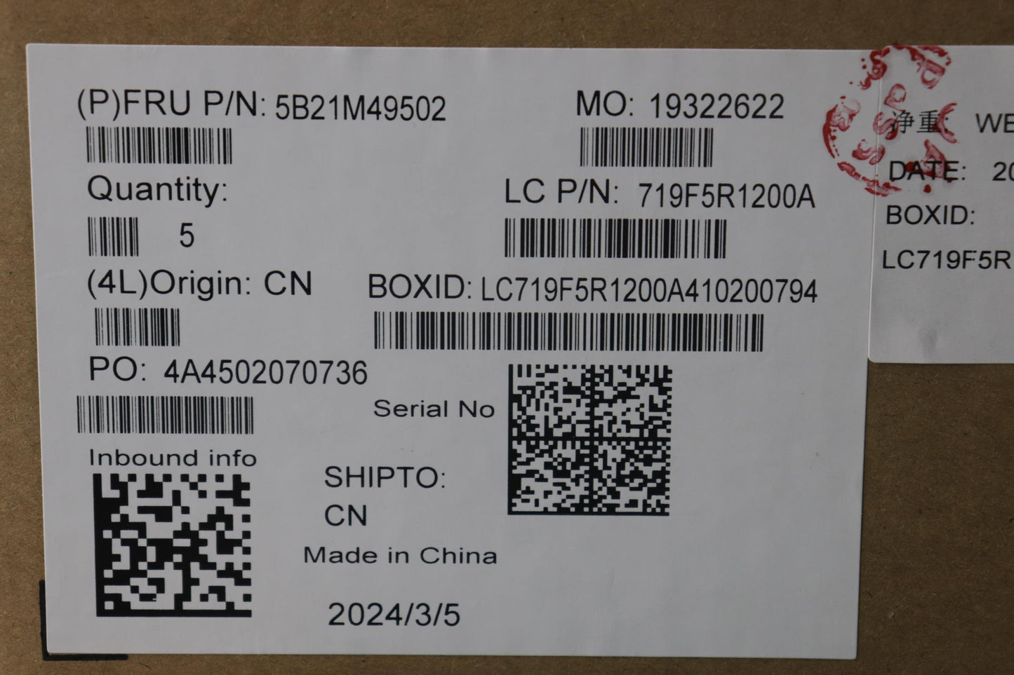 Lenovo Bdplanar L83Dnult9_185H_ - 5B21M49502