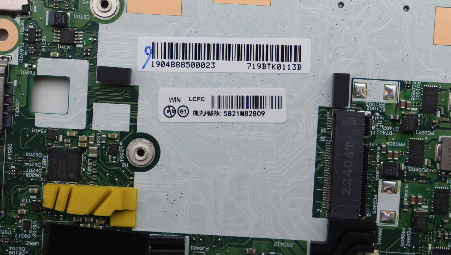 Lenovo i5-1145G7, 16GB, AX201, WIN ND YdTyAB System Board - 5B21M82809