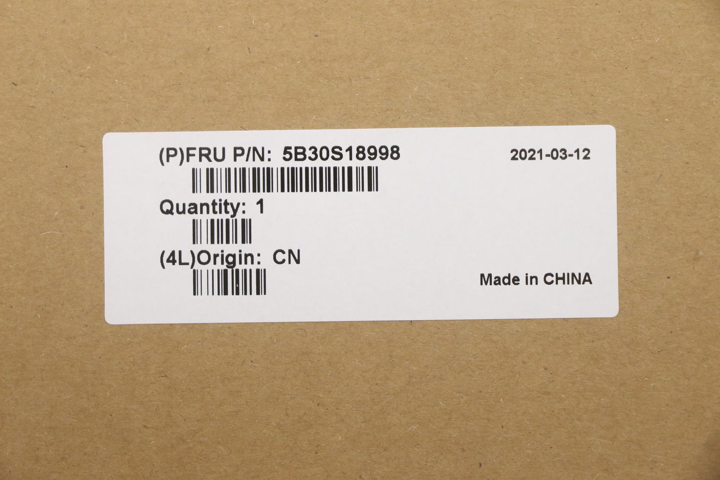 Lenovo LCD Bezel, Black - 5B30S18998