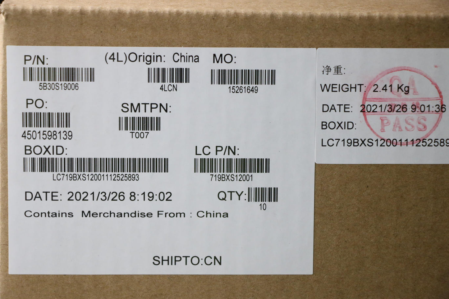 Lenovo LCD Bezel - 5B30S19006