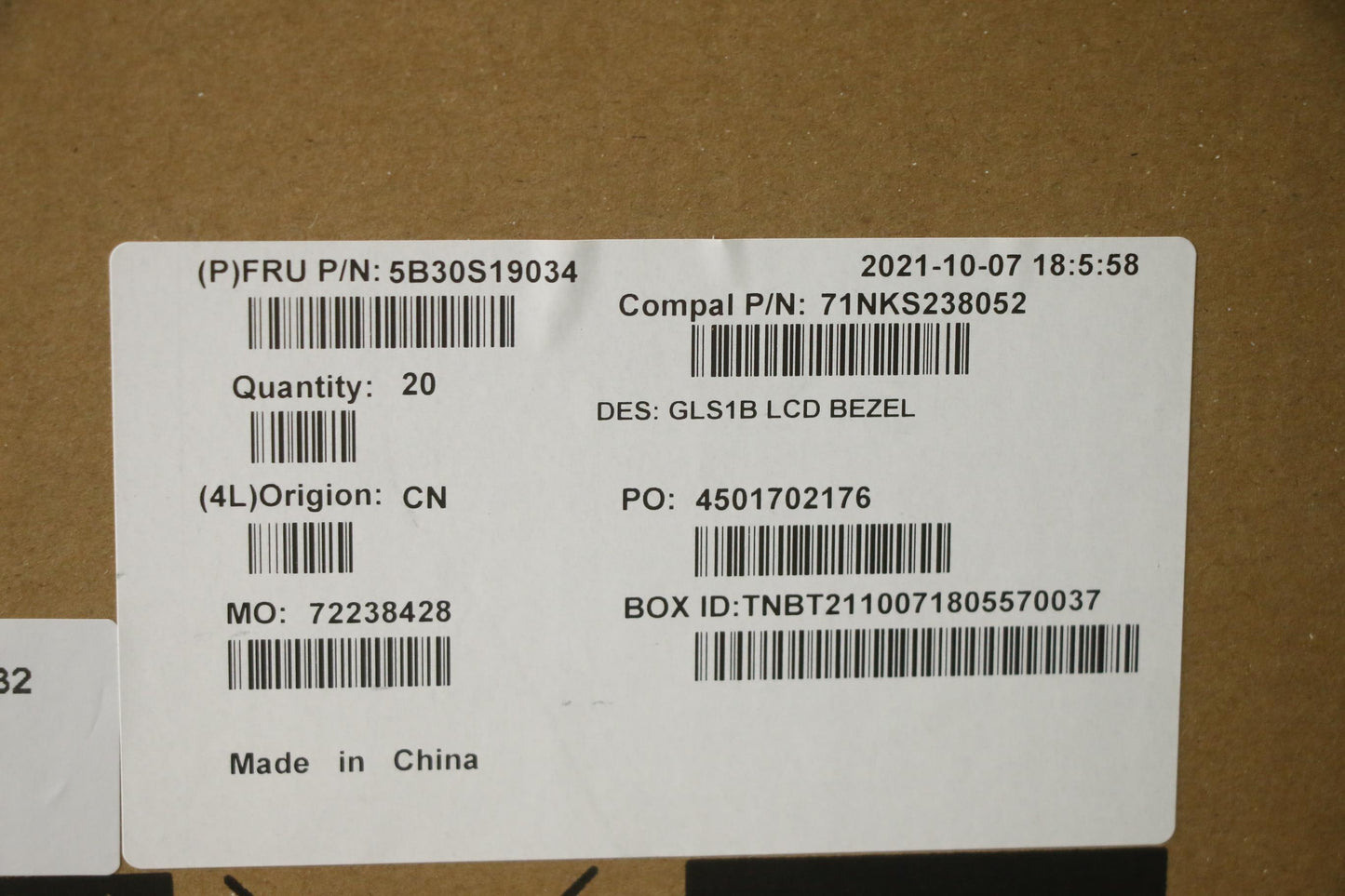 Lenovo Bezel Lcd Bezel C 82R1 - 5B30S19034