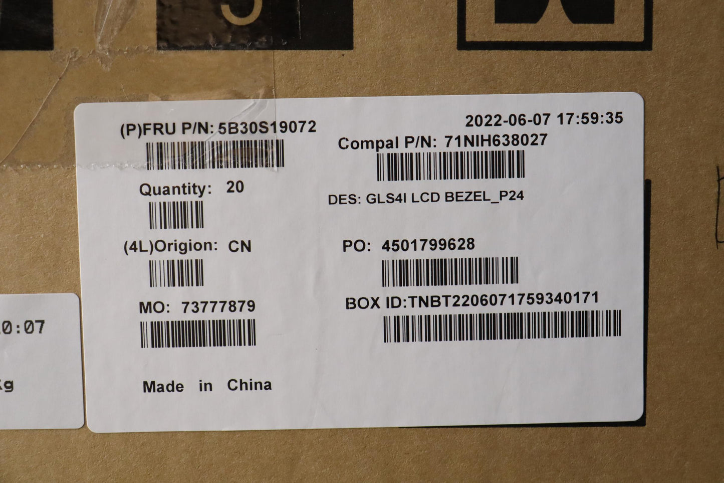 Lenovo Bezel Lcd Bezel C 82Sd 2.4T - 5B30S19072