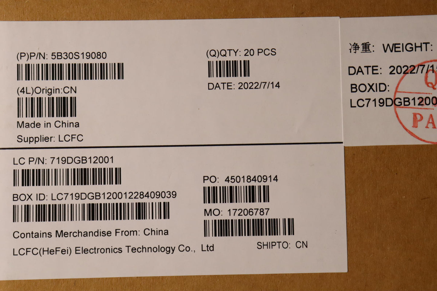 Lenovo Bezel Lcd Bezel L 21Ek Adhesiv - 5B30S19080