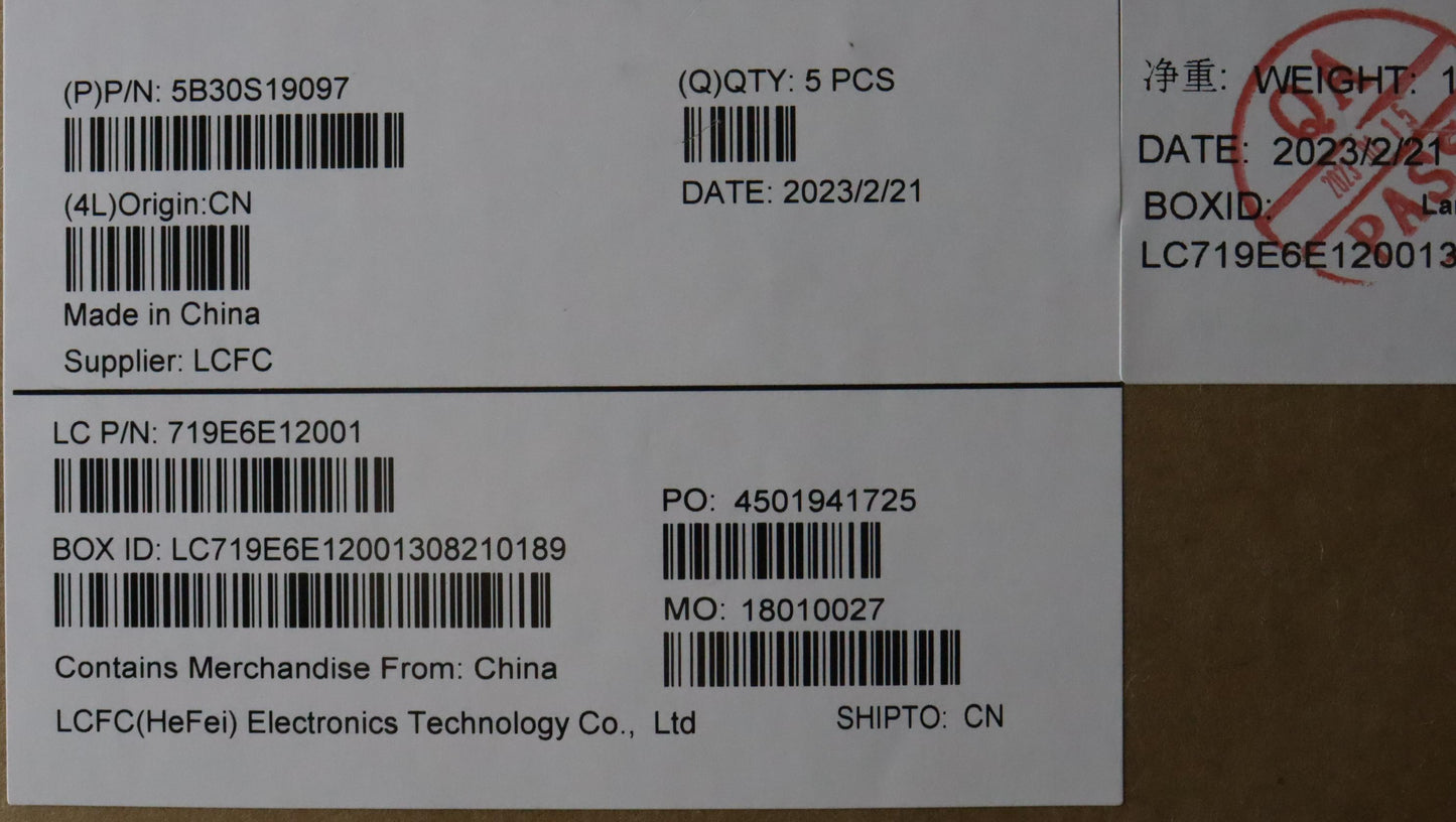 Lenovo Bezel Bezel L 82Yt B Cover Bk - 5B30S19097