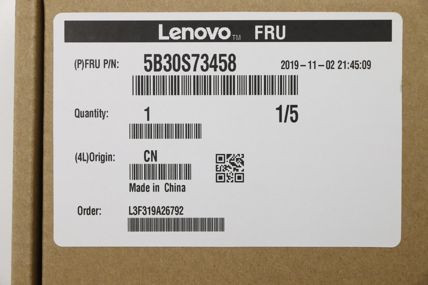 Lenovo LCD Bezel, IR Bezel Sheet Assembly, Touch - 5B30S73458