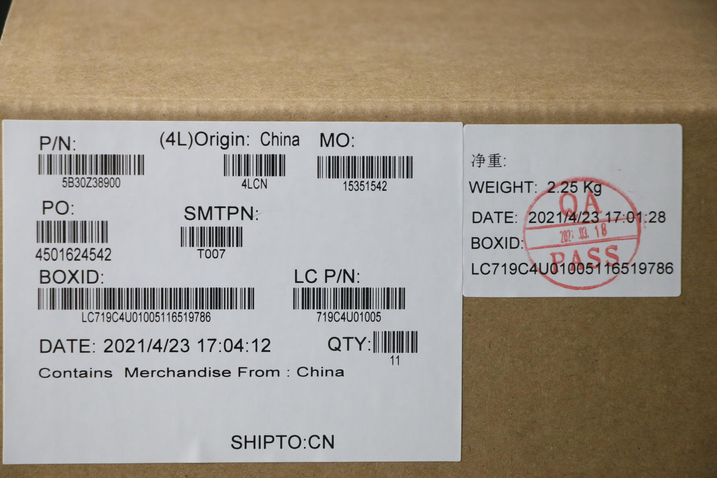 Lenovo Bezel B-Cover Sub-Assembly, WLAN - 5B30Z38900