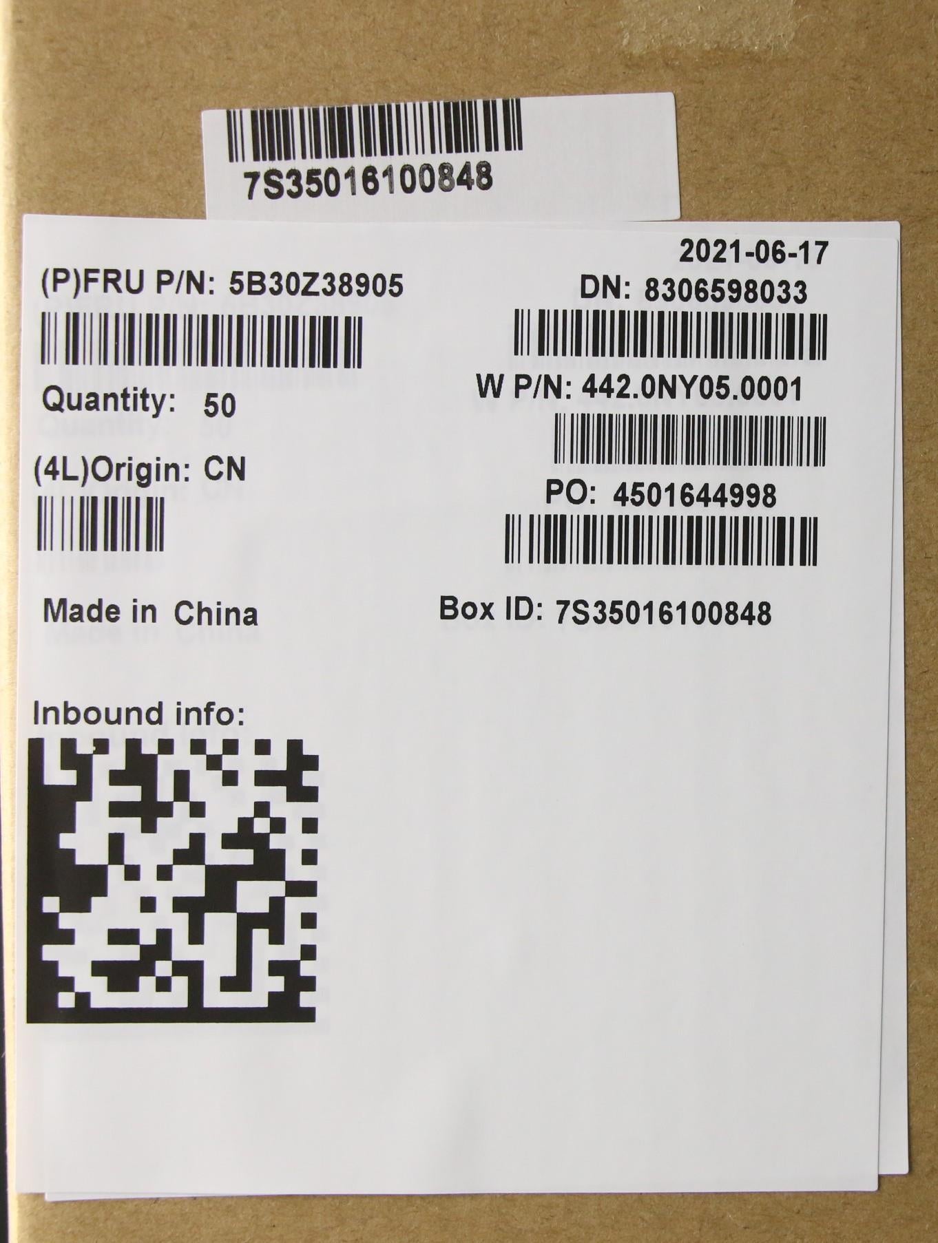 Lenovo Bezel Cover, Strip Cover Style - 5B30Z38905