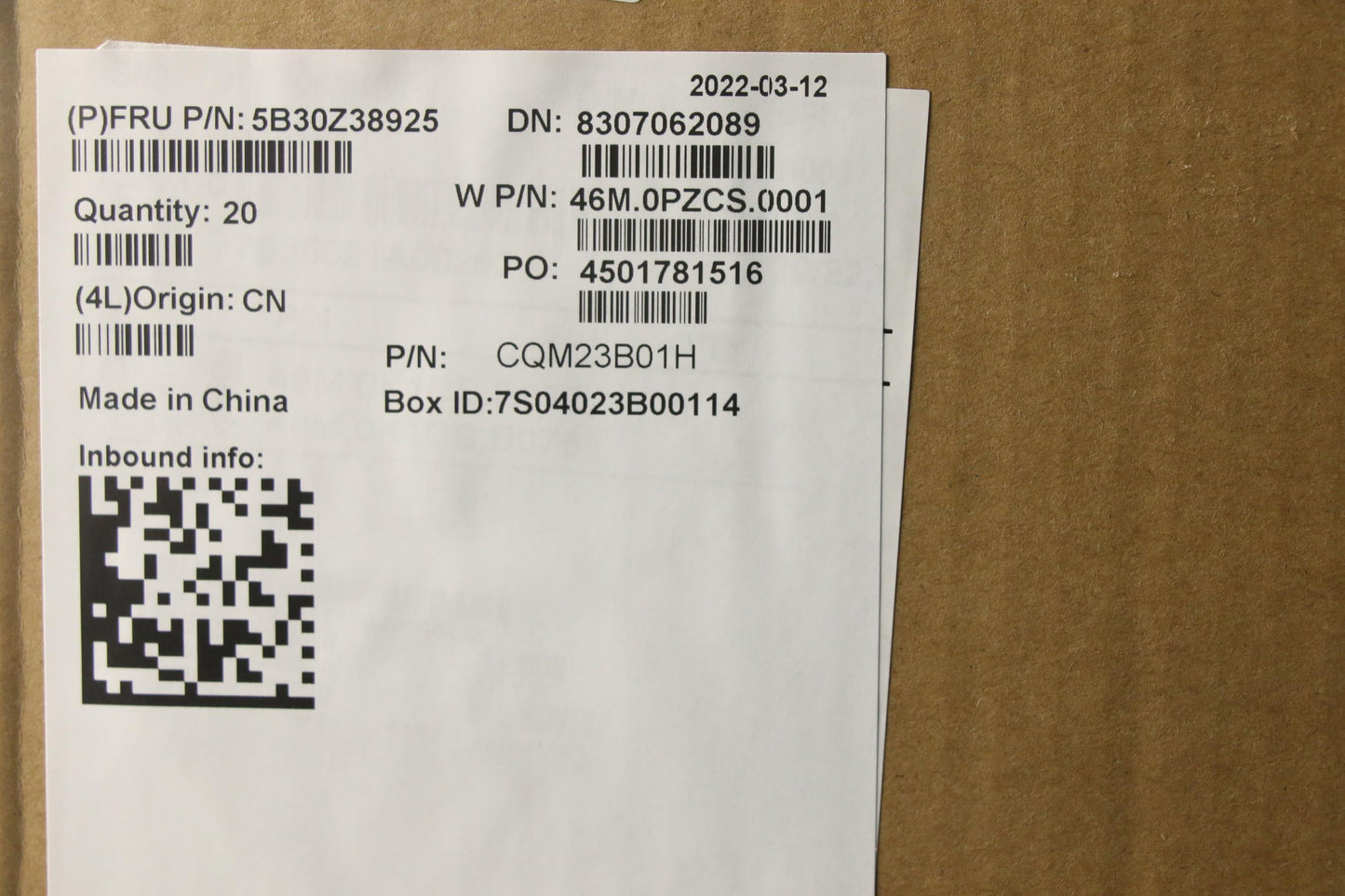 Lenovo RGB Bezel with CCD Shutter - 5B30Z38925