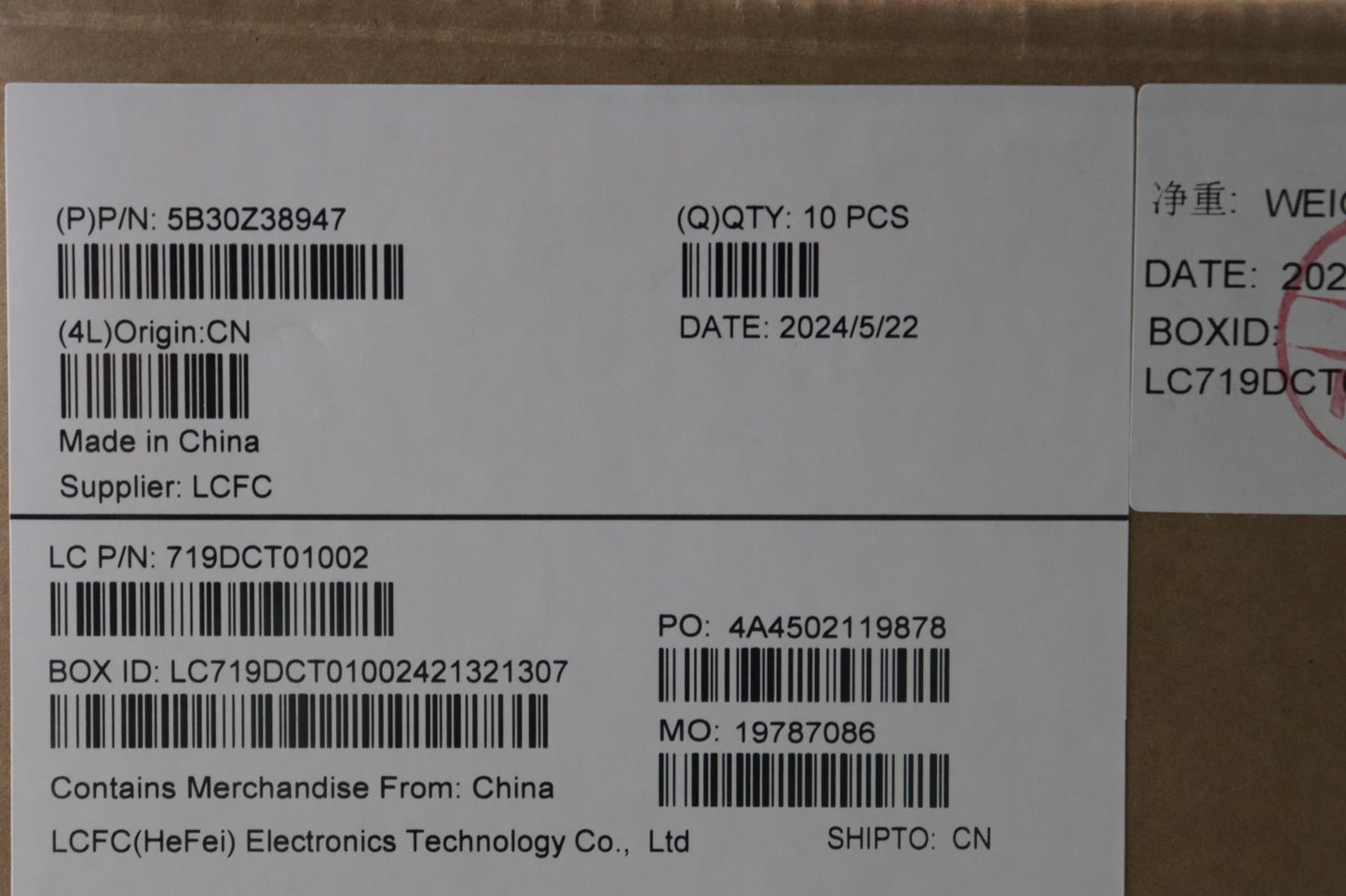 Lenovo Bezel Jt6A0_B_Cover_Sub_Assy_M - 5B30Z38947