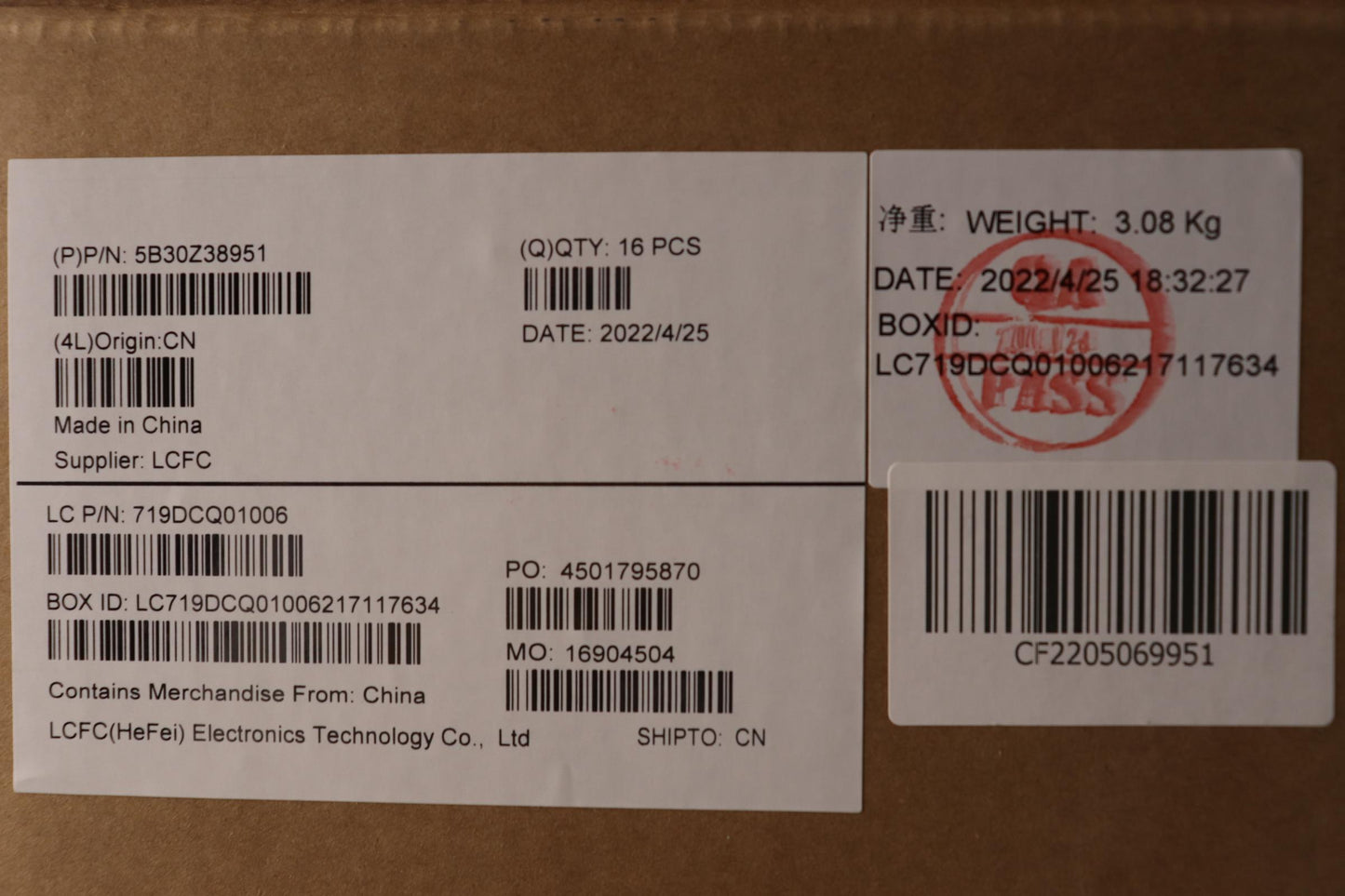 Lenovo Bezel JP6A0 B Cover Sub Assembly IR UHD - 5B30Z38951