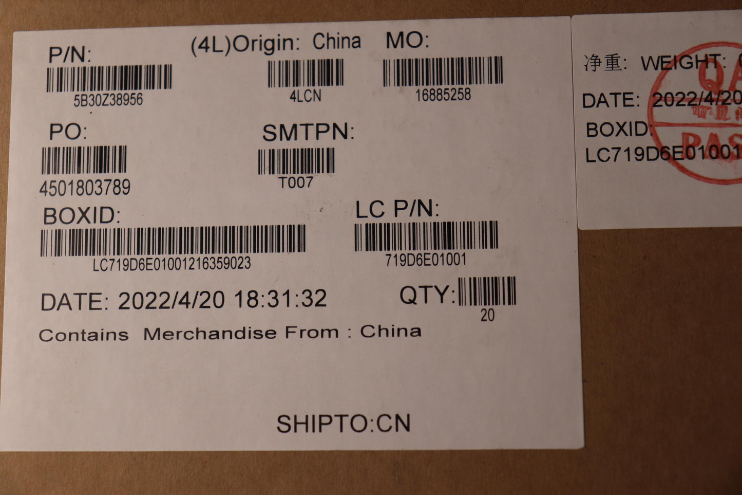 Lenovo RGB Bezel Sheet Assembly - 5B30Z38956