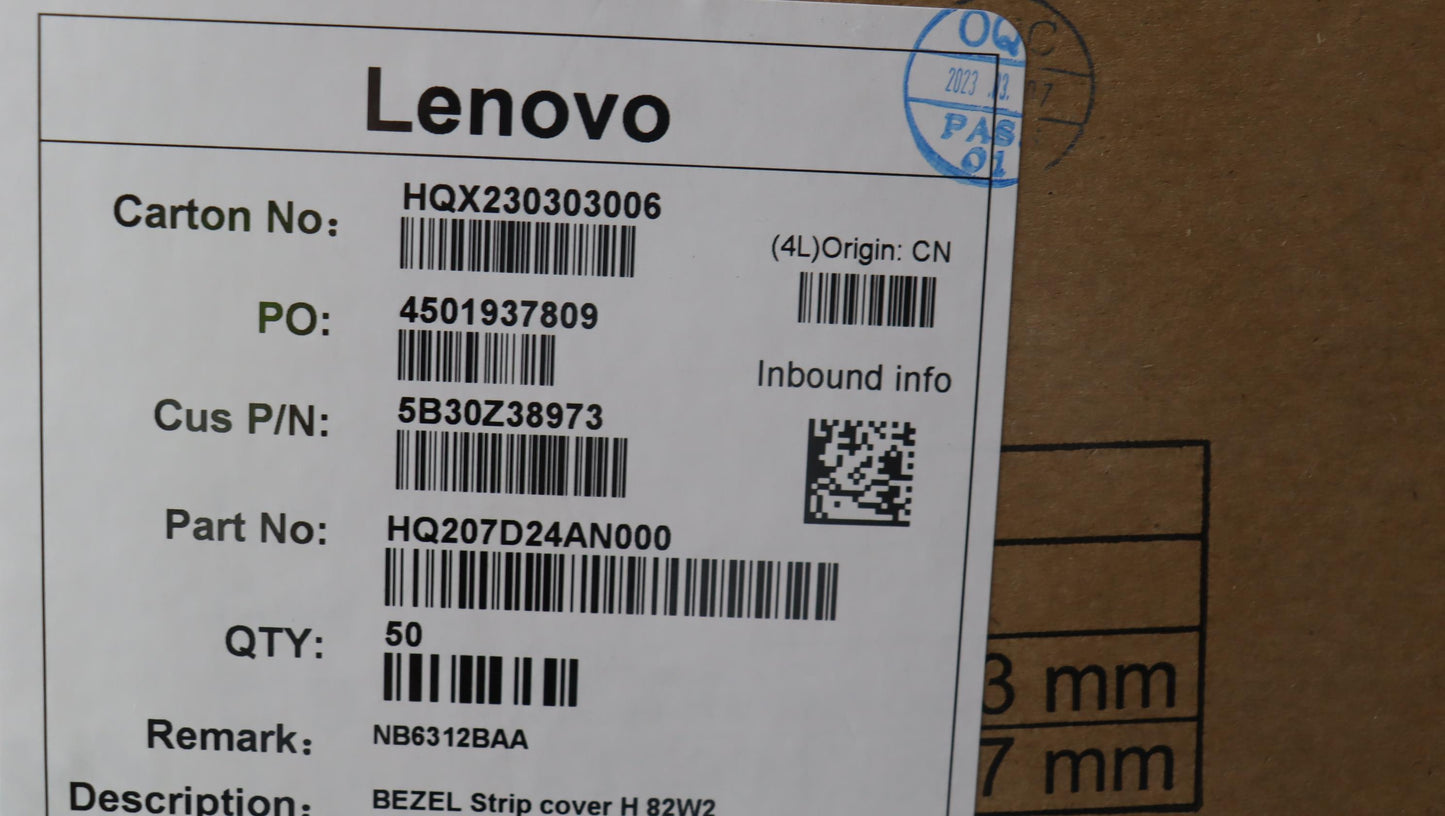 Lenovo Strip Cover H 82W2 - 5B30Z38973
