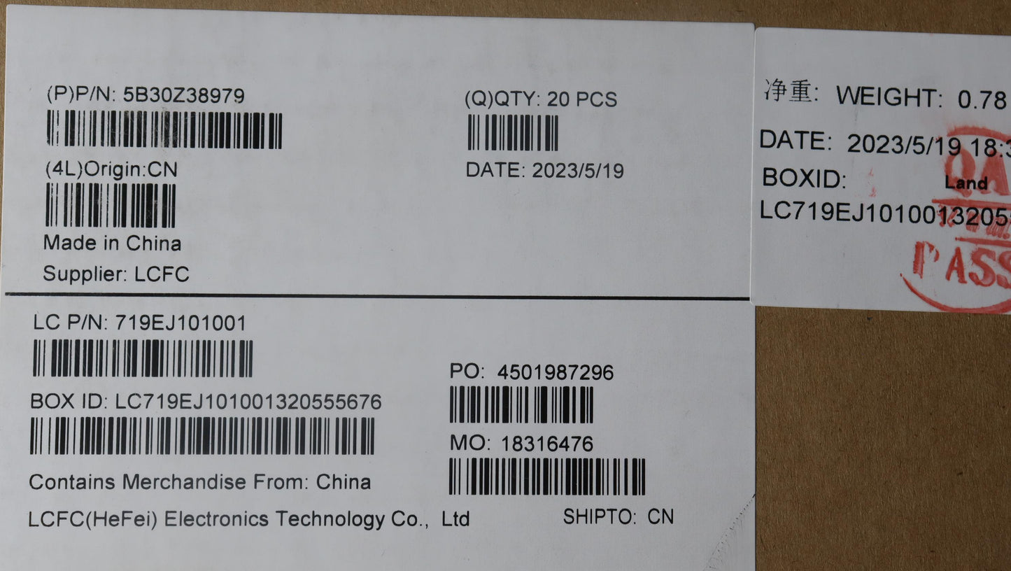 Lenovo Bezel Kt6D0_B_Cover_Ir_Sub_Ass - 5B30Z38979