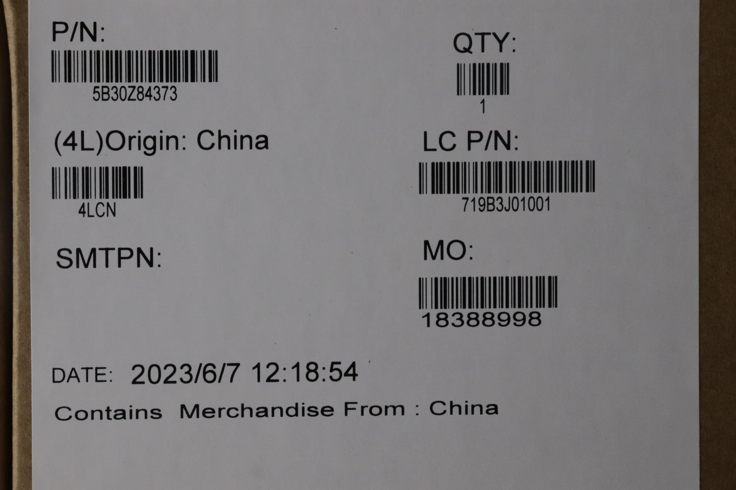 Lenovo LCD Bezel for E14, Without Camera Shutter - 5B30Z84373