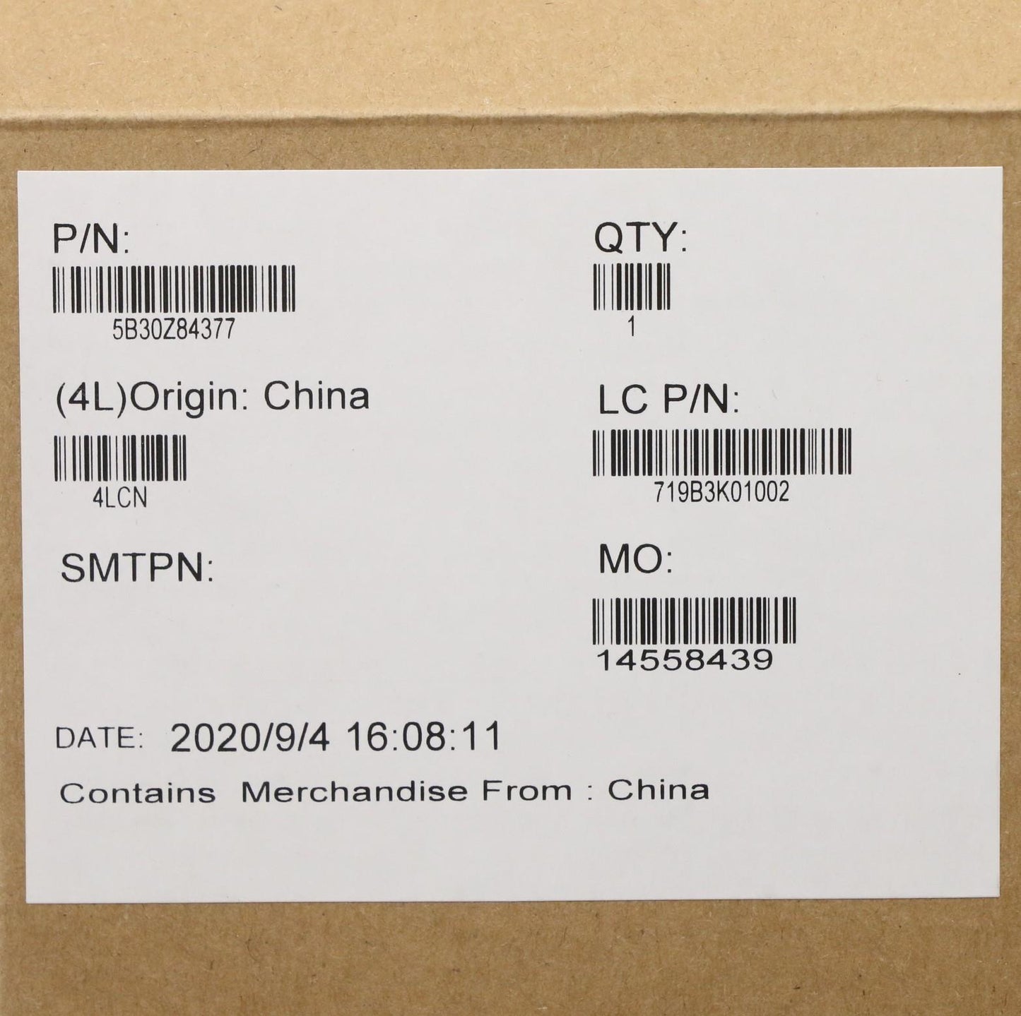 Lenovo LCD Bezel, Without Camera Shutter - 5B30Z84377