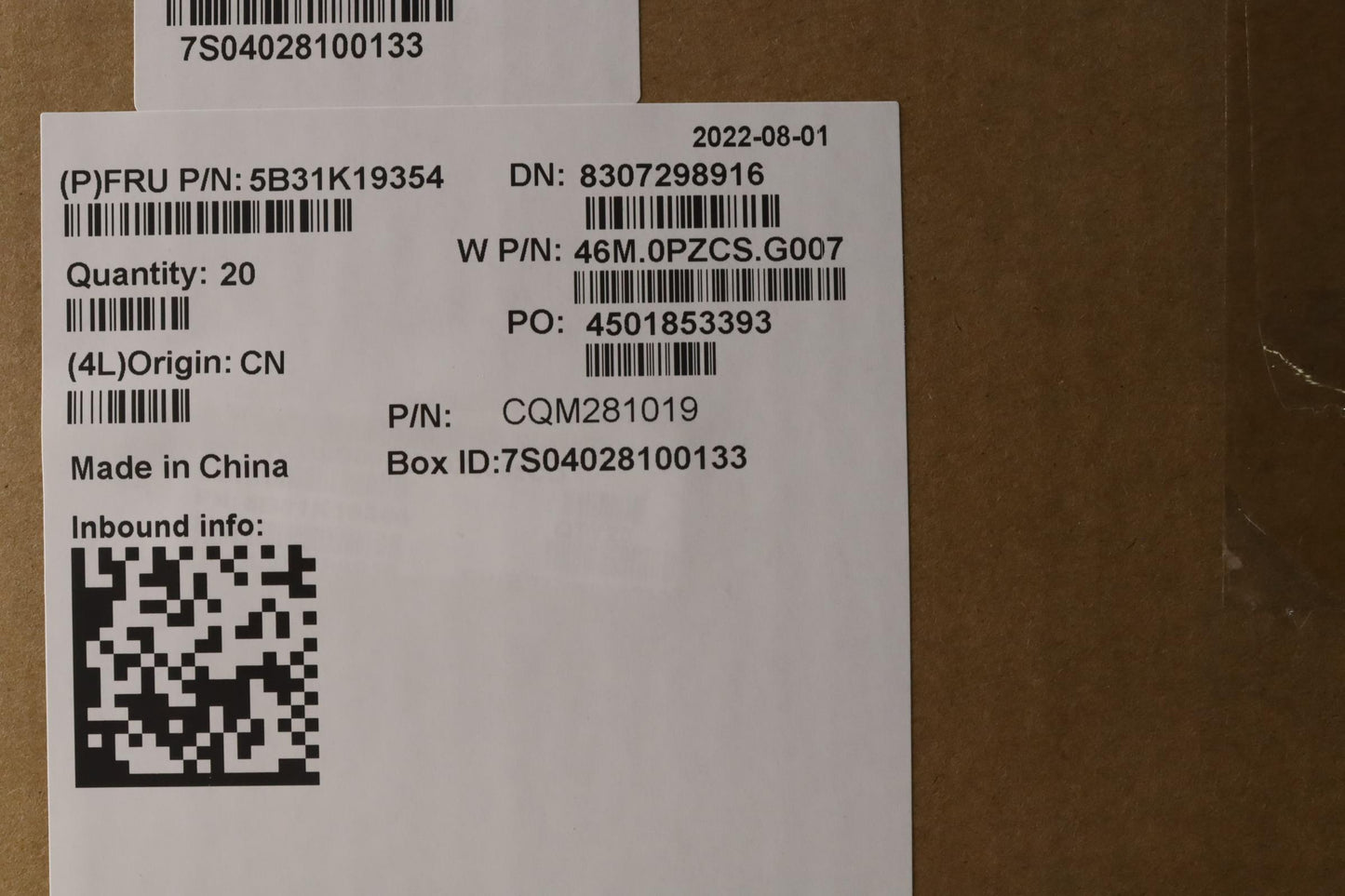 Lenovo Bezel Fru B Cover,Rgb,Shutter, - 5B31K19354