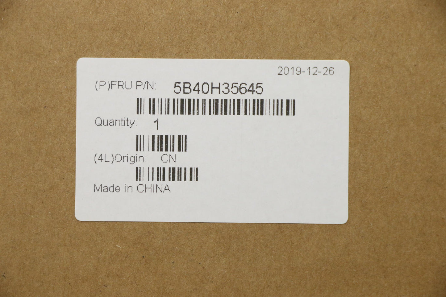 Lenovo Mn Misc Internal - 5B40H35645