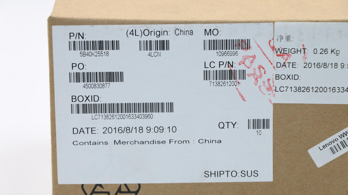 Lenovo Mn Misc Internal - 5B40K25518