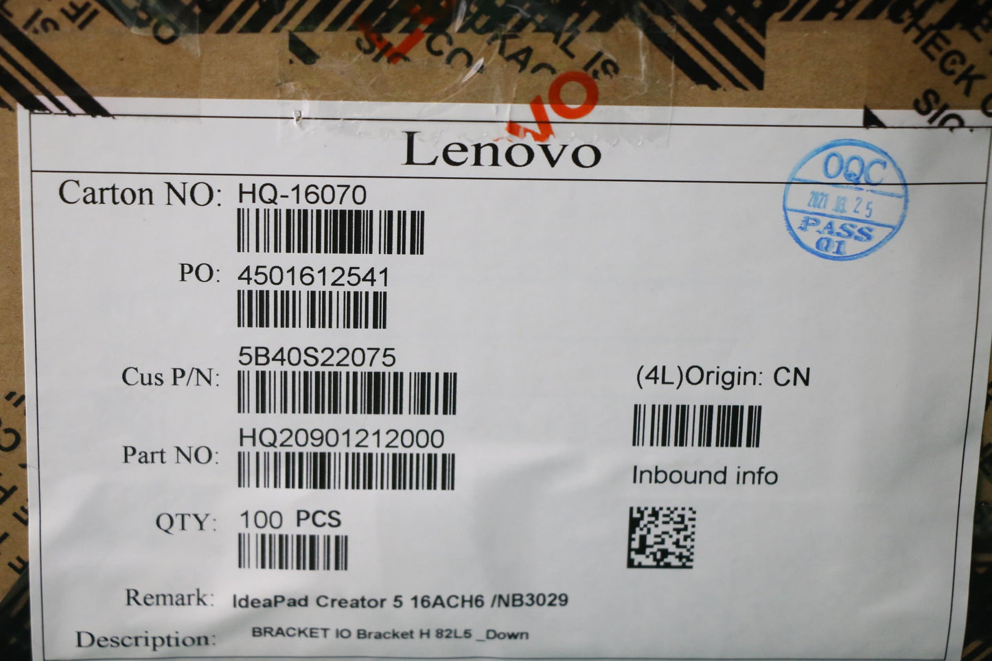 Lenovo Bracket Io Bracket H 82L5 _Dow - 5B40S22075