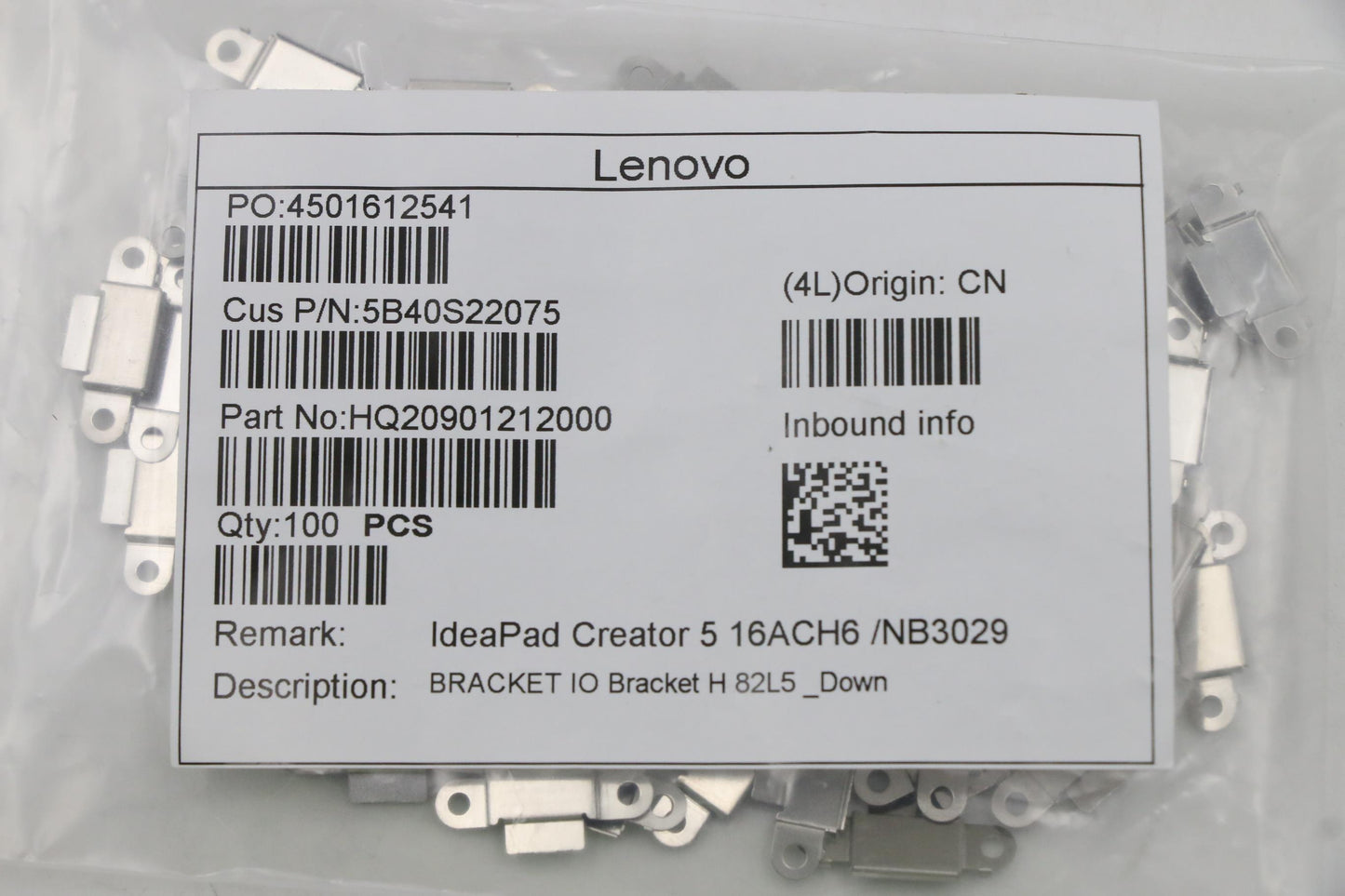 Lenovo Bracket Io Bracket H 82L5 _Dow - 5B40S22075