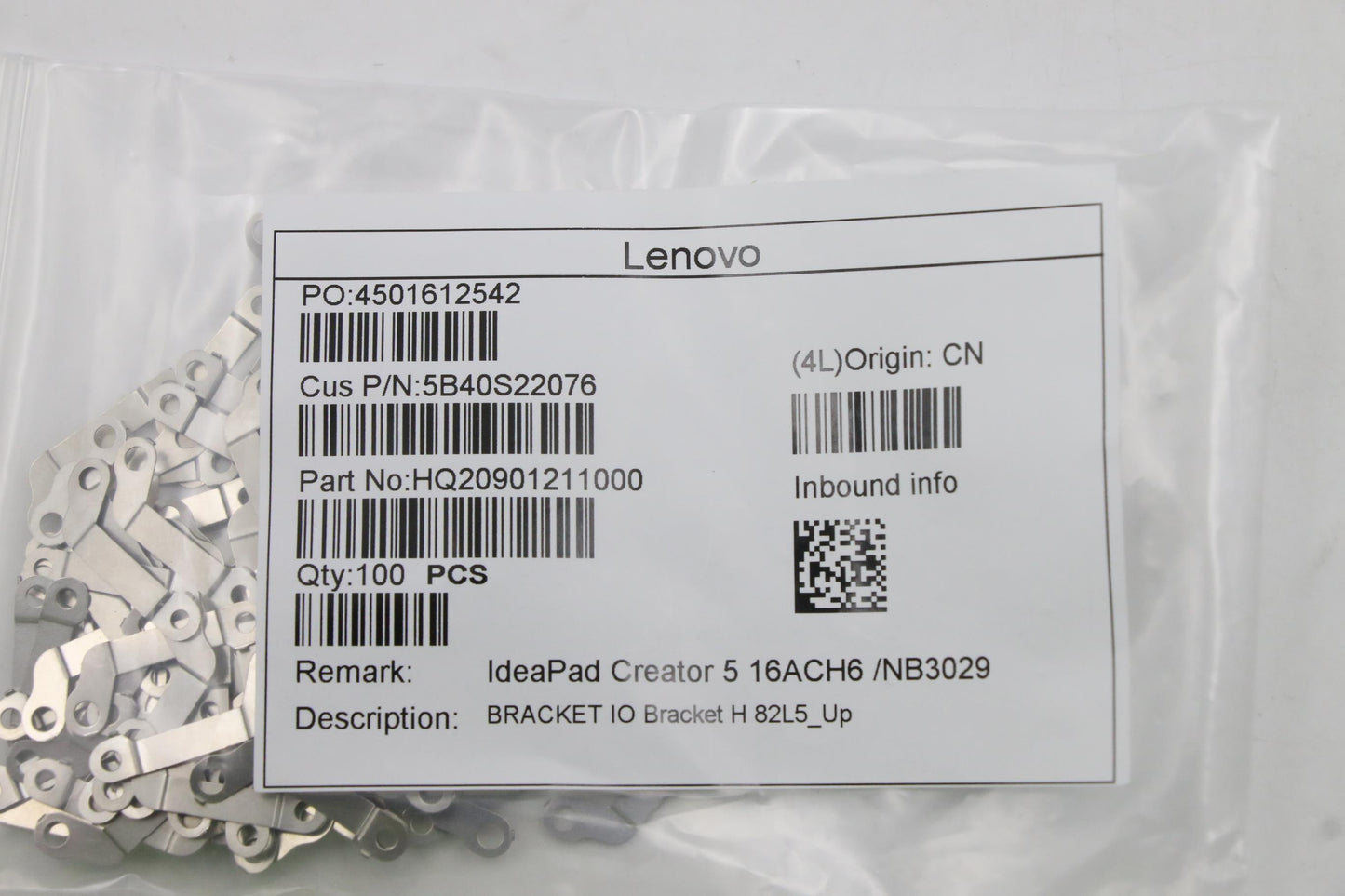 Lenovo Bracket Io Bracket H 82L5_Up - 5B40S22076