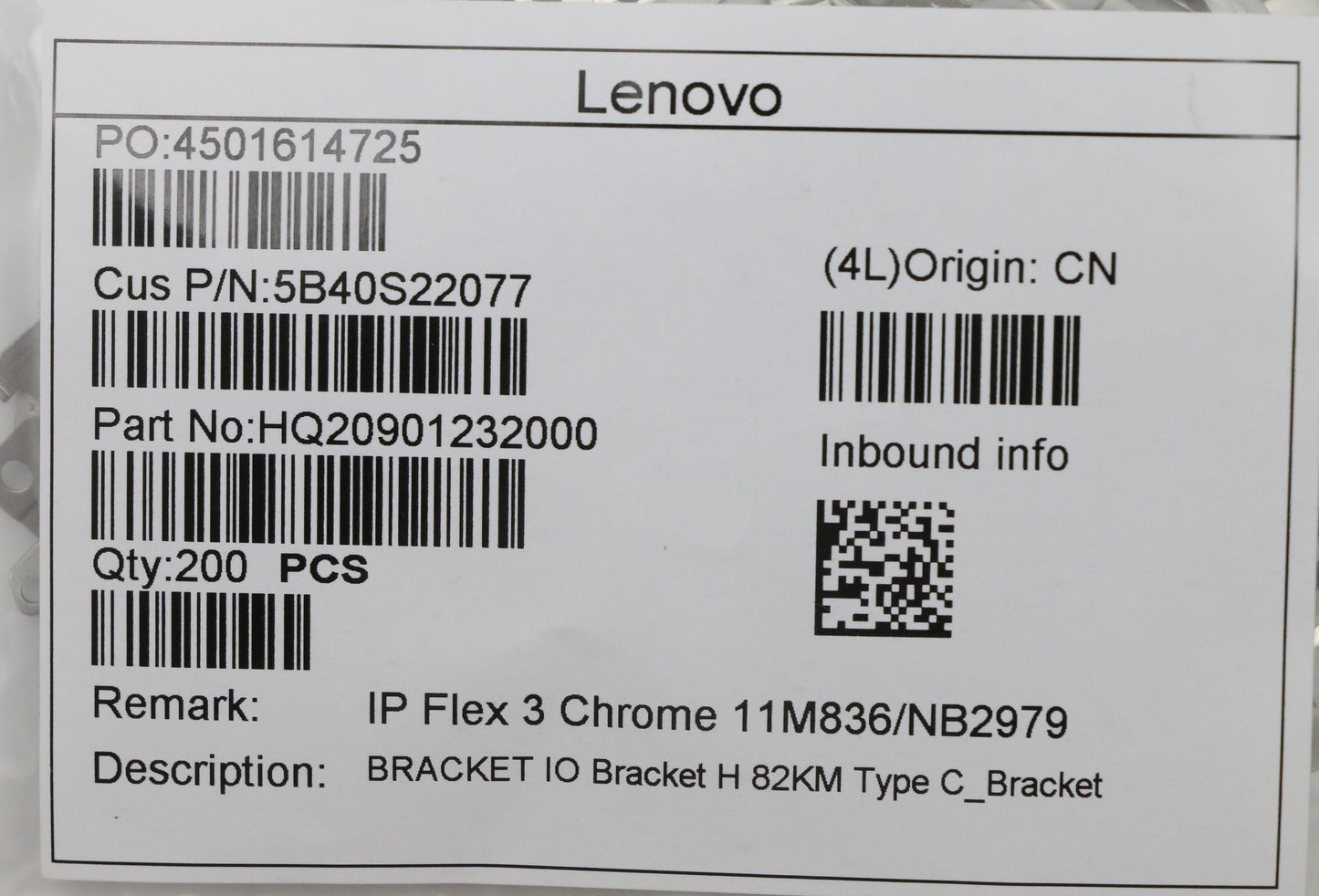 Lenovo Bracket Io Bracket H 82Km Type - 5B40S22077