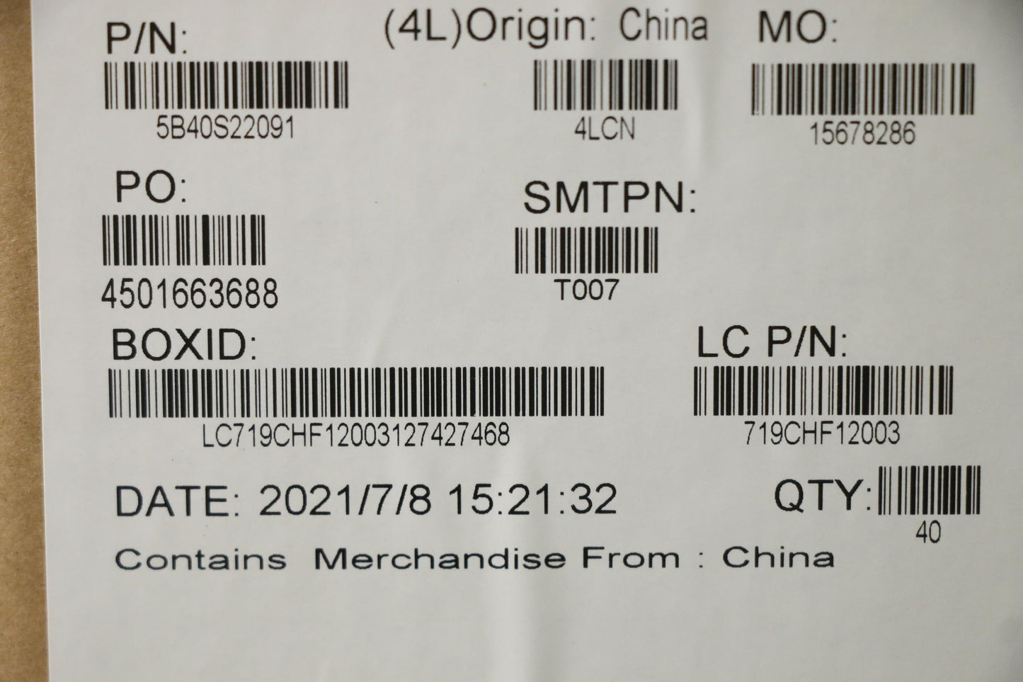 Lenovo Bracket Bracket L 20Ym Ssd - 5B40S22091