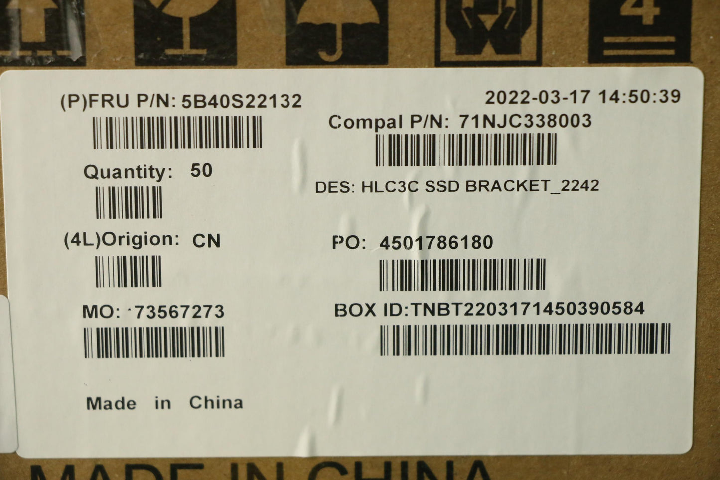 Lenovo Bracket Bracket C 82Ud For 224 - 5B40S22132