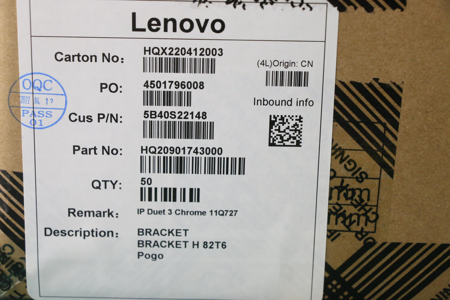 Lenovo Bracket Bracket H 82T6 Pogo - 5B40S22148