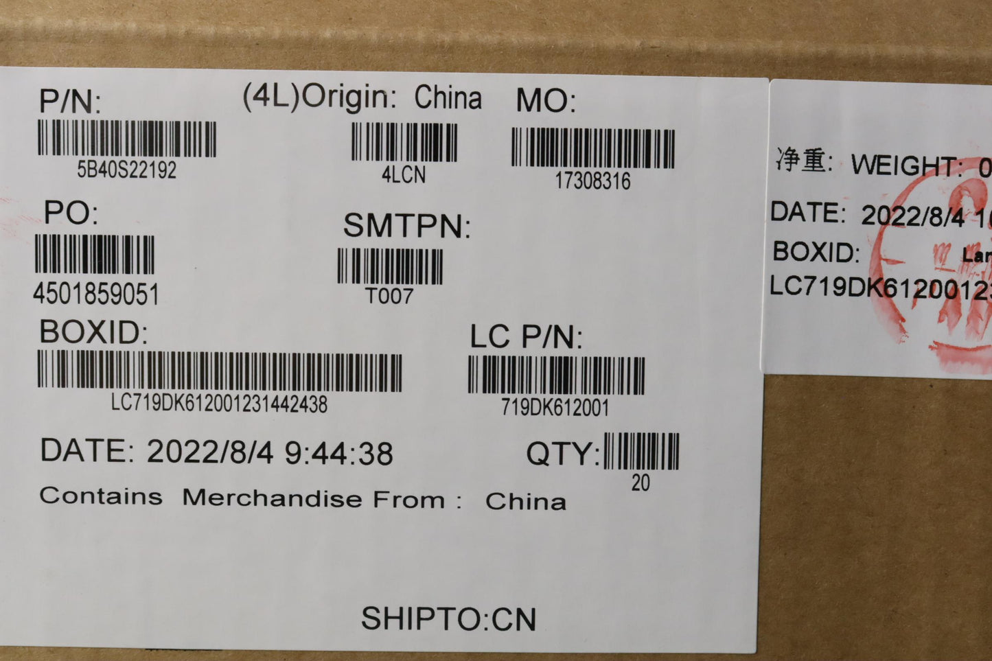 Lenovo Bracket Bracket L82U9 Type C - 5B40S22192