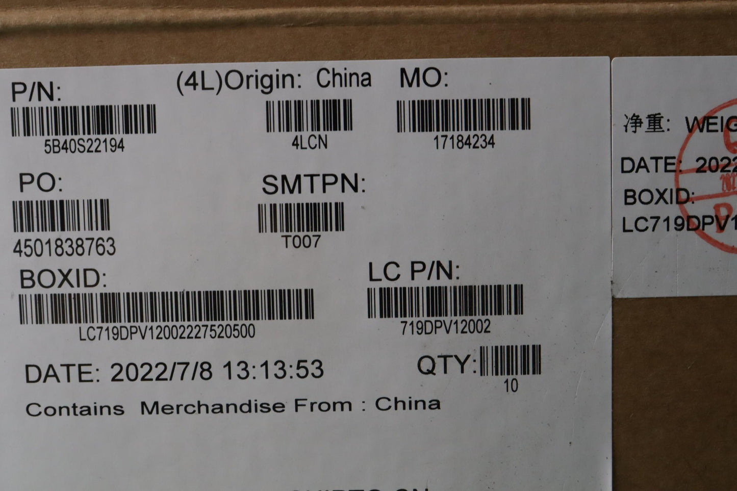 Lenovo Bracket Bracket L82Td Camera - 5B40S22194