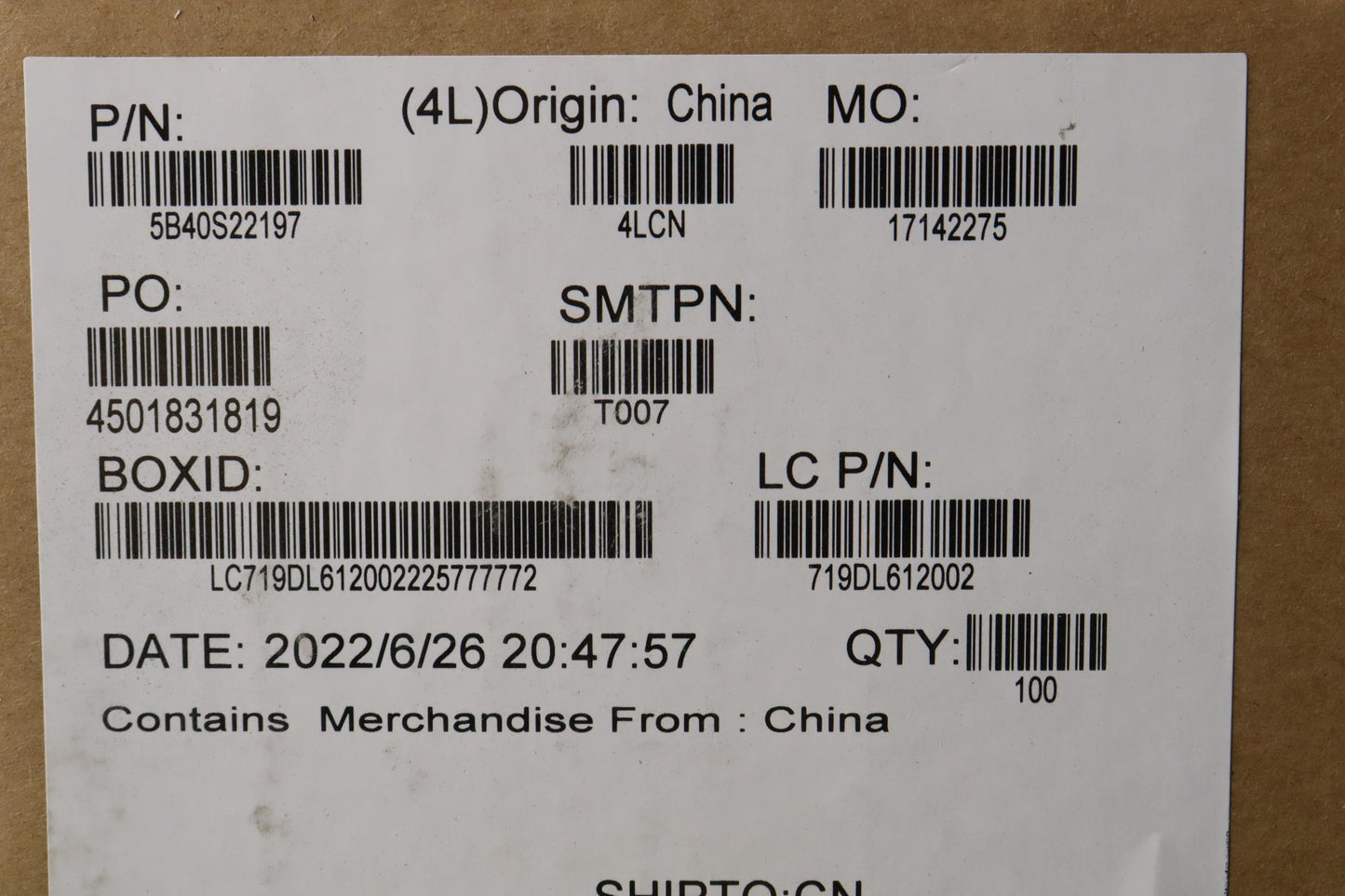 Lenovo Bracket Bracket L 82Tl Typec - 5B40S22197