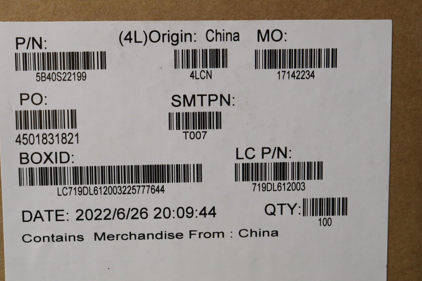 Lenovo Bracket Bracket L 82Tl Mbusb - 5B40S22199