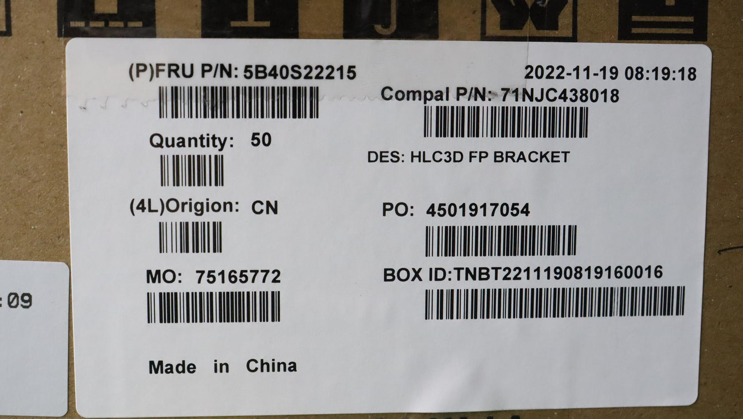Lenovo Bracket Fp Bracket C 83B2 - 5B40S22215