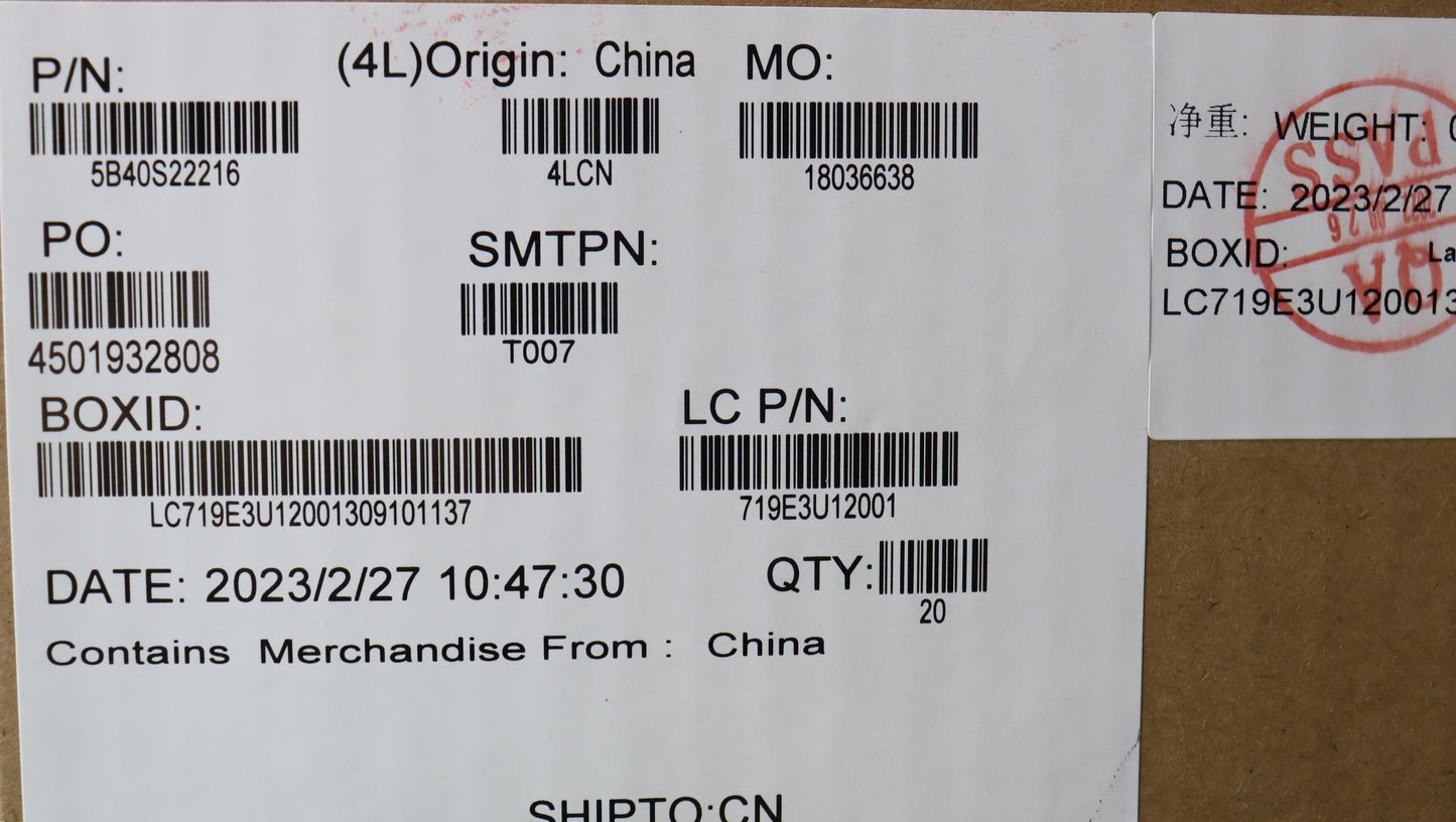 Lenovo Bracket Bracket L 82Xa Mb Hook - 5B40S22216