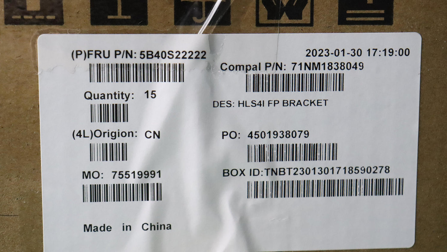 Lenovo Fingerprint Bracket - 5B40S22222