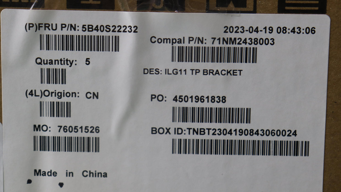 Lenovo Bracket Tp Bracket C 82Xw - 5B40S22232