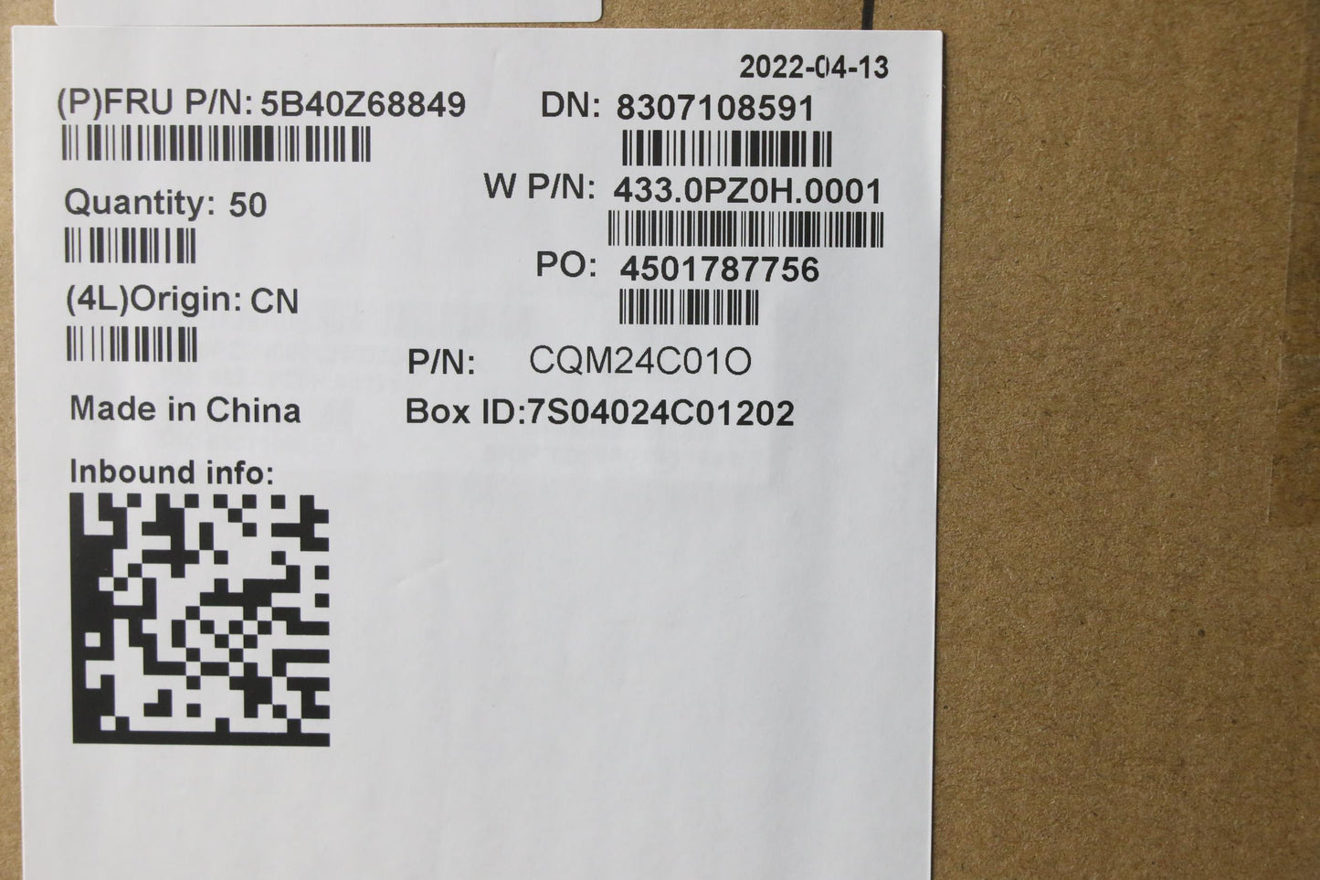 Lenovo Bracket Fru Bracket Bracket, S - 5B40Z68849